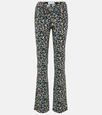 Pantalon imprimé en crêpe | Rabanne