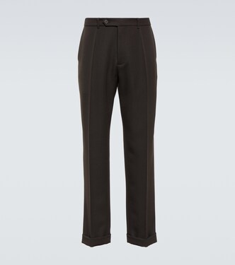 Seth wool straight pants | The Row