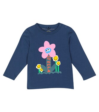 Baby Longsleeve aus Baumwoll-Jersey | Stella McCartney Kids