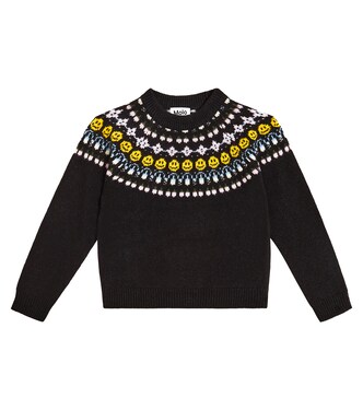 Gretchen intarsia wool-blend sweater | Molo