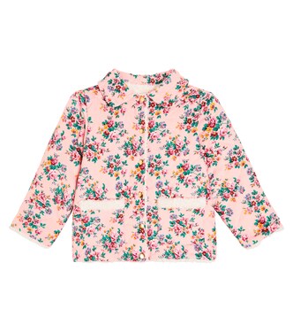 Dalila floral cotton corduroy coat | Louise Misha
