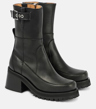 Botines de piel sintética | Ganni