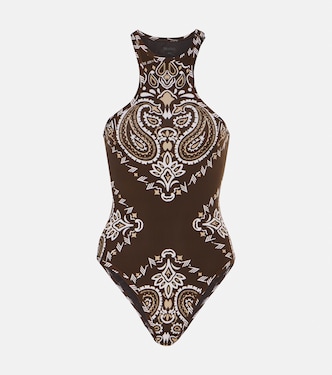 Bedruckter Badeanzug Bandana | The Attico