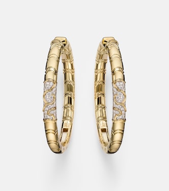 Boucles d'oreilles Ondine en or 18 ct et diamants | Marina B