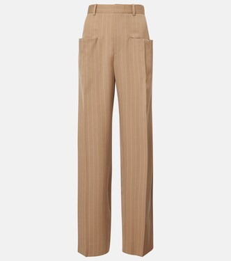 Pantalon ample en laine vierge | Victoria Beckham