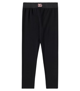 Cotton-blend leggings | Dolce&Gabbana Kids
