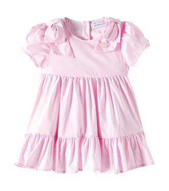 Baby cotton poplin dress | Monnalisa