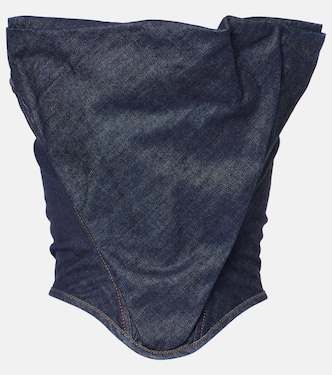 RE25 denim corset top | Magda Butrym