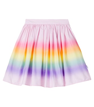 Bonnie printed gathered cotton skirt | Molo