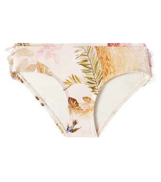 Rhiannon ruffled floral bikini bottoms | Zimmermann Kids
