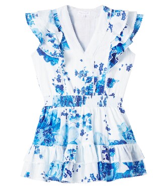 Camila ruffled floral cotton dress | Poupette St Barth Kids