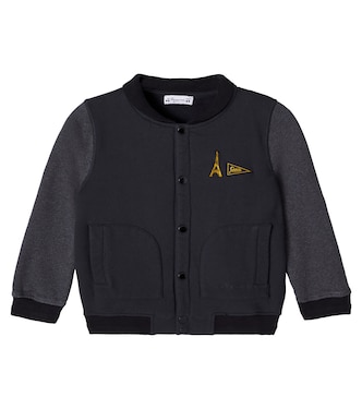 Jaber cotton fleece varsity jacket | Bonpoint