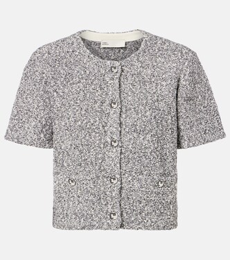 Cropped tweed top | Tory Burch