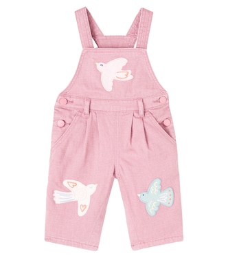 Baby embroidered denim overalls | Stella McCartney Kids