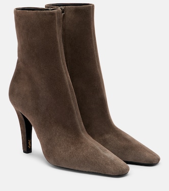 Ankle Boots Jill 95 aus Veloursleder | Saint Laurent