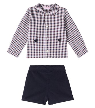 Baby Set Arlo aus Hemd und Shorts aus Baumwolle | La Coqueta
