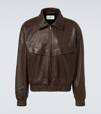 Leather bomber jacket | Saint Laurent