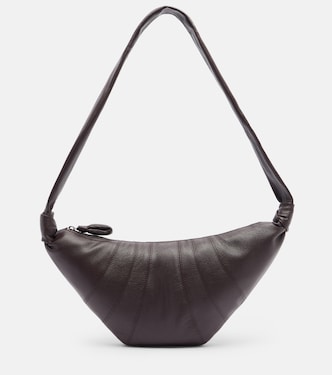 Croissant Medium leather shoulder bag | Lemaire