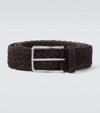 Braided suede belt | Canali
