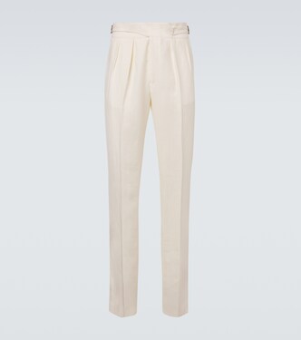 리넨 테이퍼드 팬츠 | Rubinacci