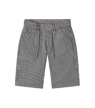 Levon striped denim shorts | Bonpoint