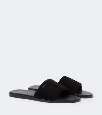 Suede slides | Tom Ford