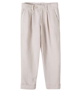 Pantalon en lin | Brunello Cucinelli Kids