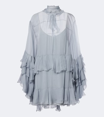 Ruffled muslin minidress | Chloé
