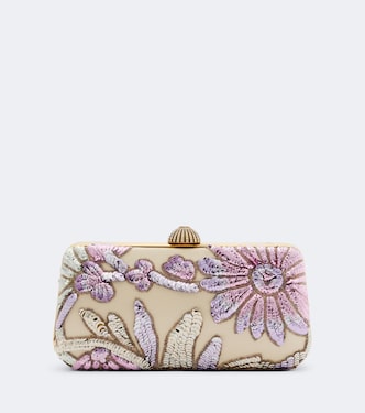 Carry Secrets sequined satin clutch | Valentino Garavani