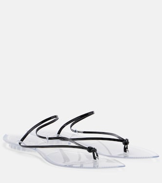 Invisible leather thong sandals | Alaïa