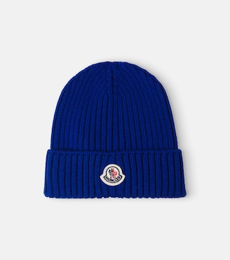 Bonnet en laine vierge à logo | Moncler Enfant