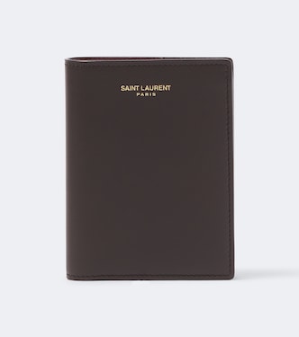 Leather bifold wallet | Saint Laurent