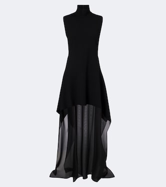 Turtleneck tiered maxi dress | Sportmax