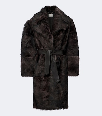 Wickelmantel Valiant aus Shearling mit Leder | Zimmermann