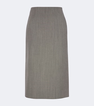 Jupe midi Eulalia en laine | Calvin Klein Collection