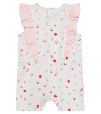 Baby printed cotton playsuit | Marc Jacobs Kids