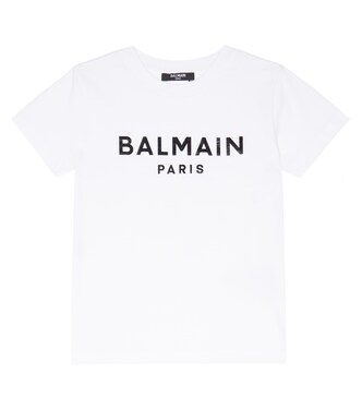 Logo cotton jersey T-shirt | Balmain Kids