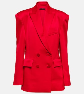 Wells satin crêpe blazer | Alex Perry
