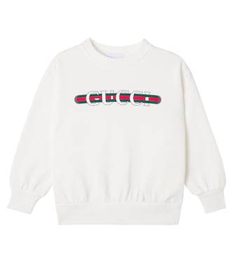 Printed cotton sweatshirt | Gucci Kids