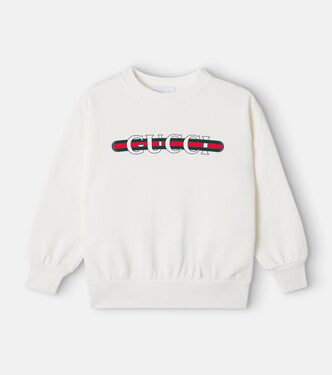 Printed cotton sweatshirt | Gucci Kids