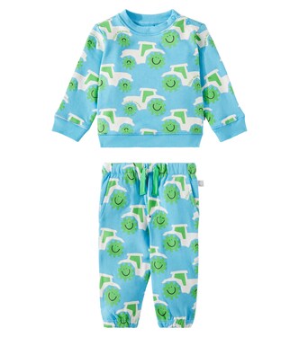 Baby cotton jersey sweatshirt and sweatpants set | Stella McCartney Kids
