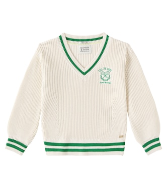 Embroidered cotton sweater | Scotch & Soda Kids