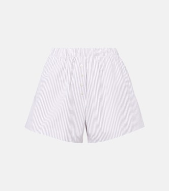 Yoshi striped cotton-blend twill boxers | Leset