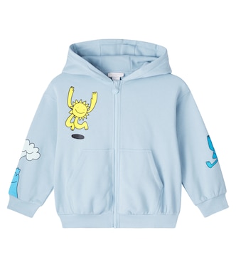 Printed cotton jersey hoodie | Stella McCartney Kids