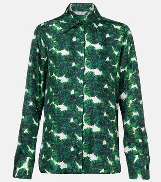 Rodesia printed silk twill shirt | Max Mara
