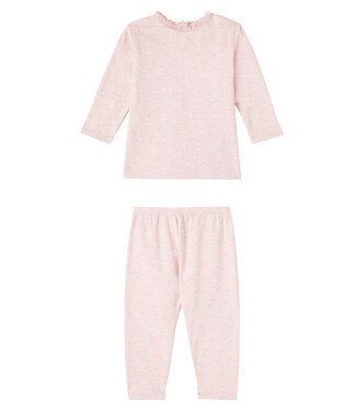 Baby Genna set of cotton T-shirt and pants | Bonpoint