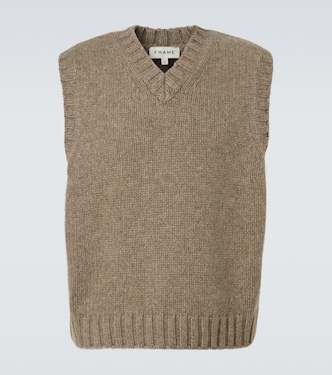 Yak and wool sweater vest | Frame
