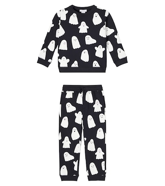 Printed cotton sweatshirt and sweatpants set  | Stella McCartney Kids