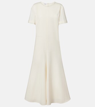 Midikleid aus einem Wollgemisch | Brunello Cucinelli