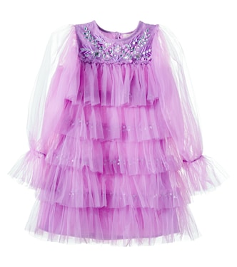Lady Violet embellished cotton tulle dress | Tutu Du Monde